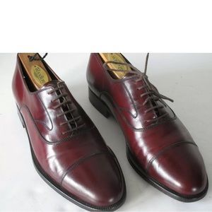 *MOVING SALE* Salvatore Ferragamo Dress Shoes 7D Burgundy Oxfords